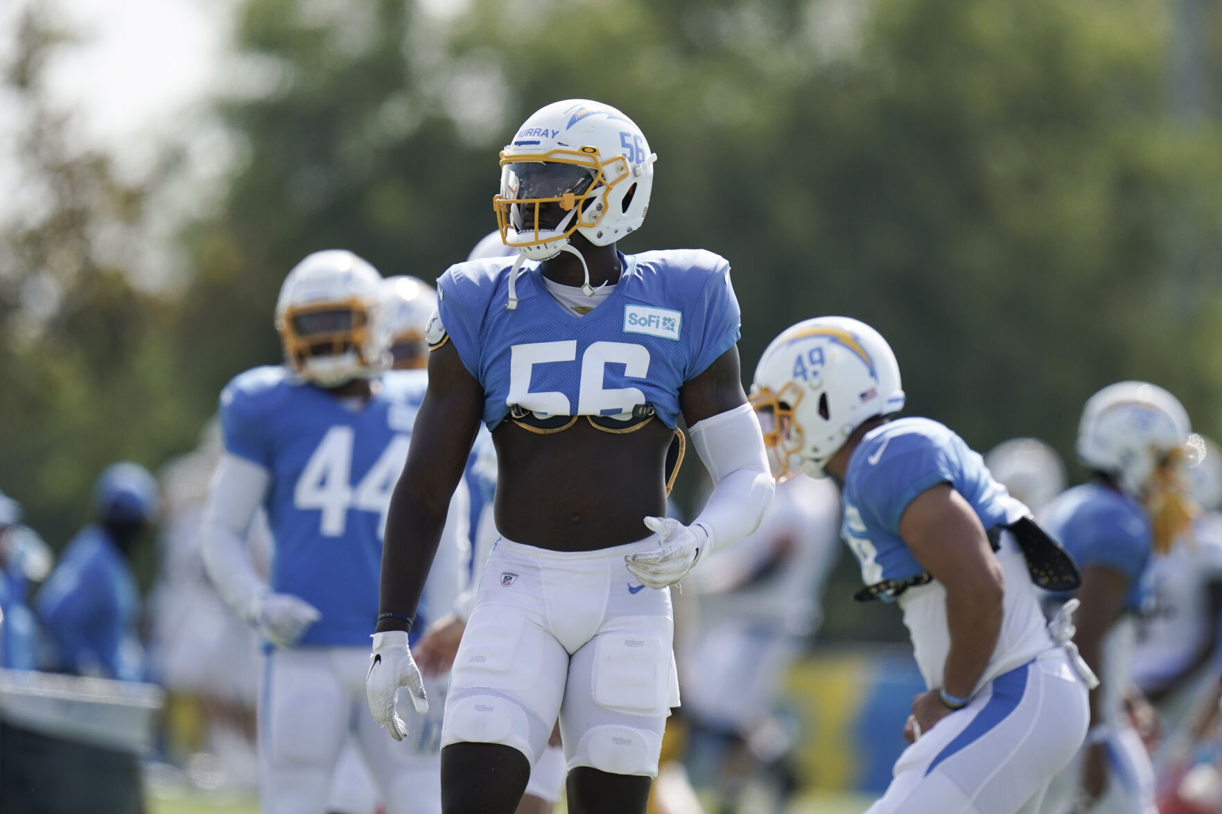 Los Angeles Chargers linebacker Kenneth Murray